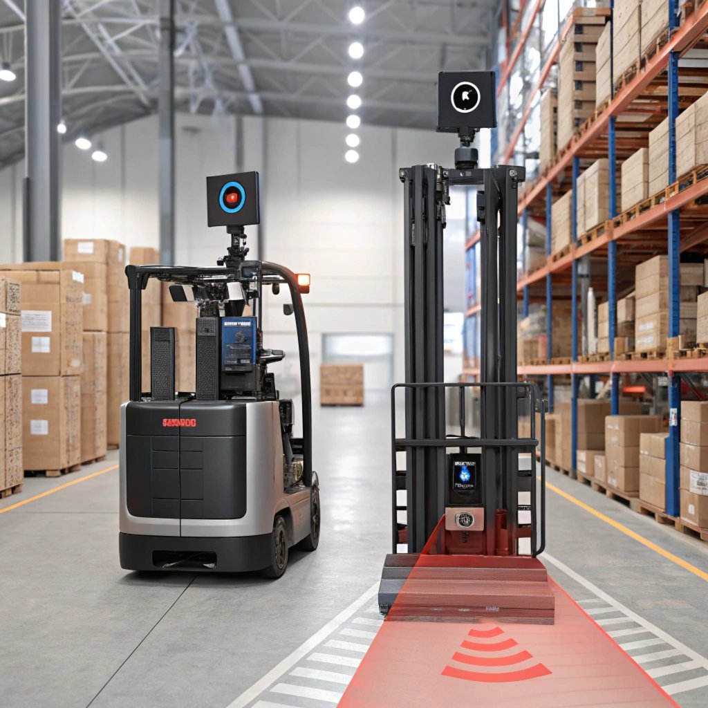 warehouse forklift camera system