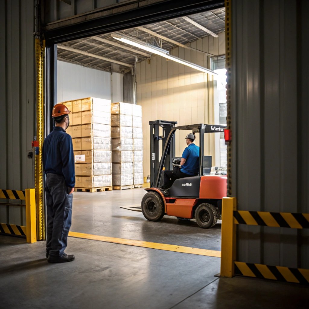 blind spot for forklift