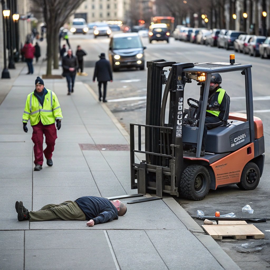 forklift accident dead