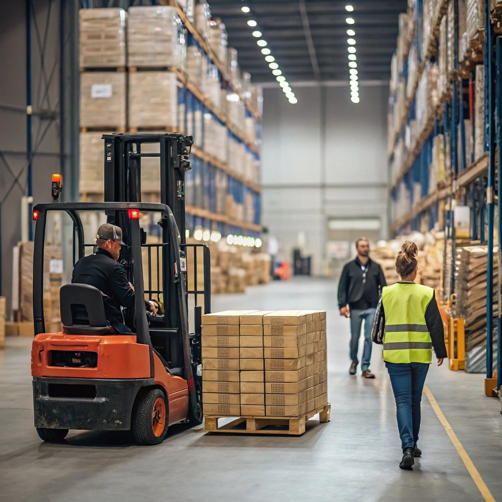 Camera System on a Forklift Truck