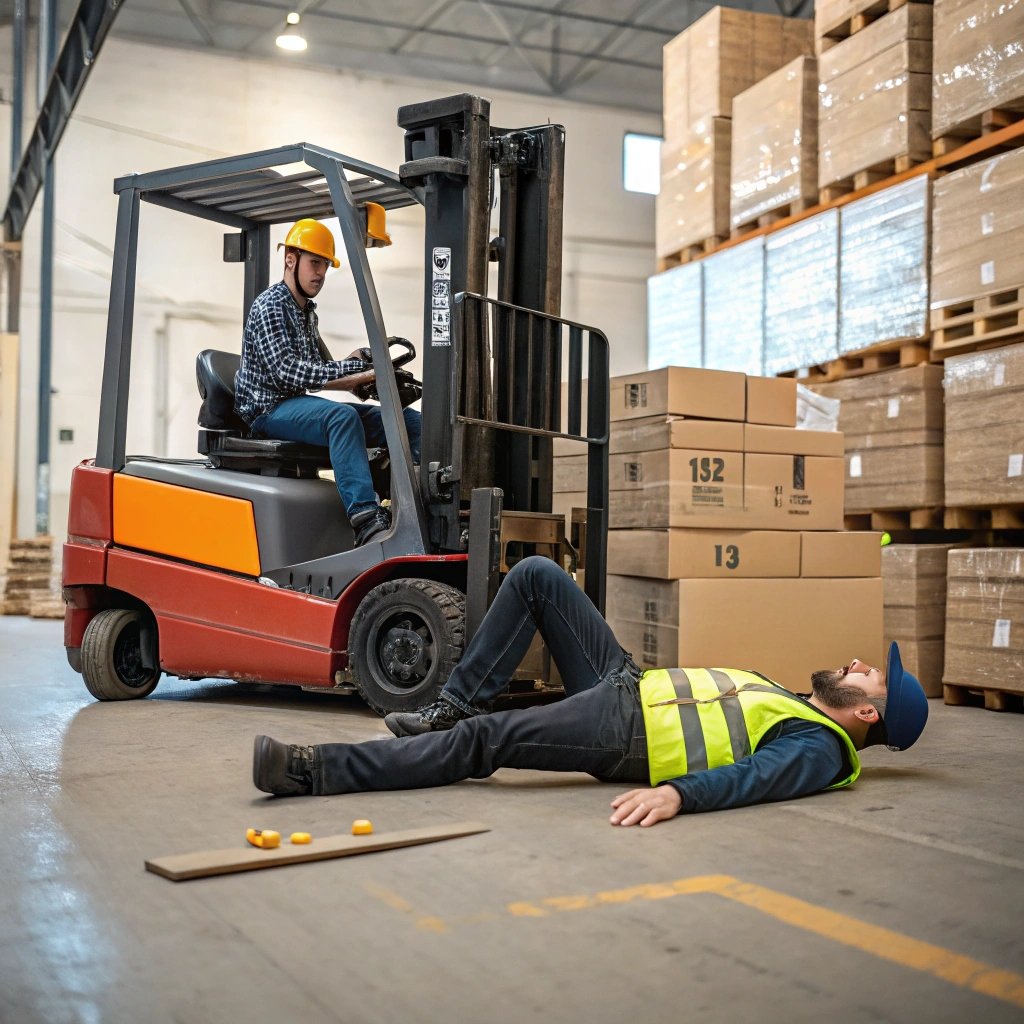 Forklift Accidents in warehouse