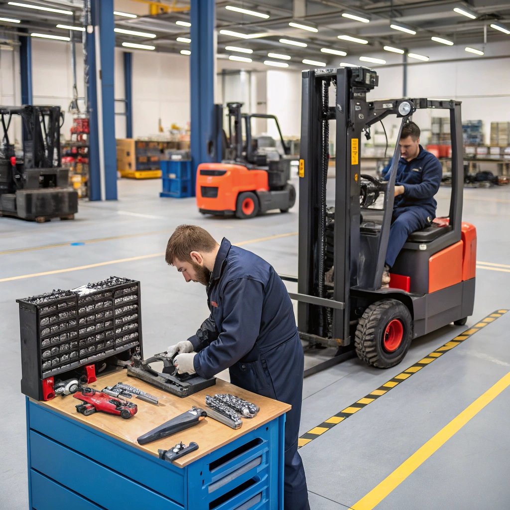 Forklift Checking for safety