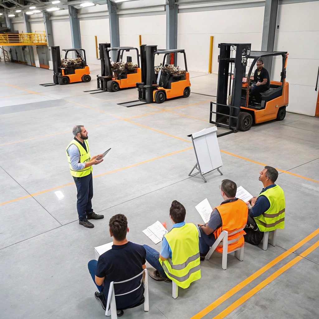 Training for forklift operator