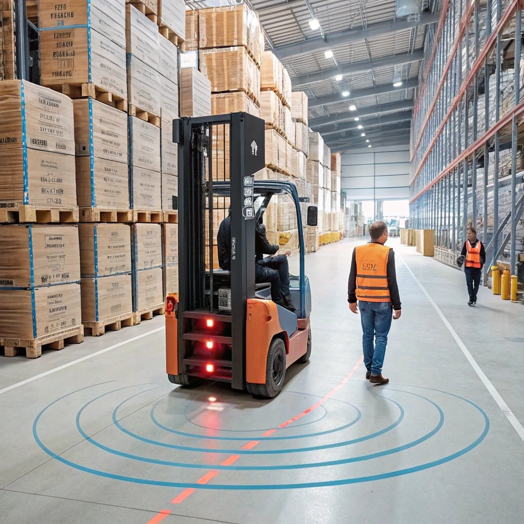 forklift detect pedestrian function