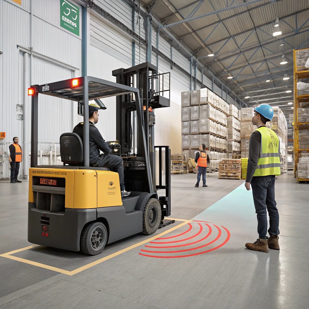 Pedestrian detection for forklifts