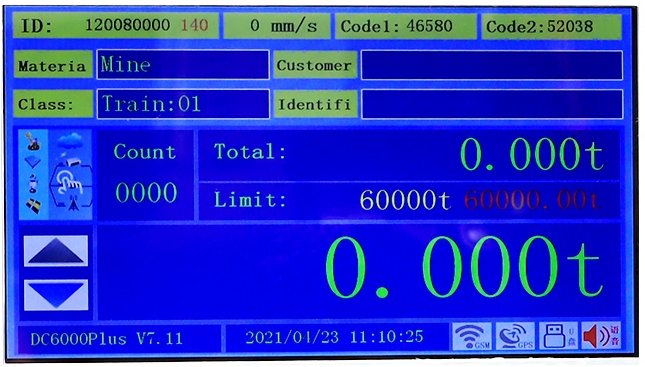 forklift electronic weight scale interface
