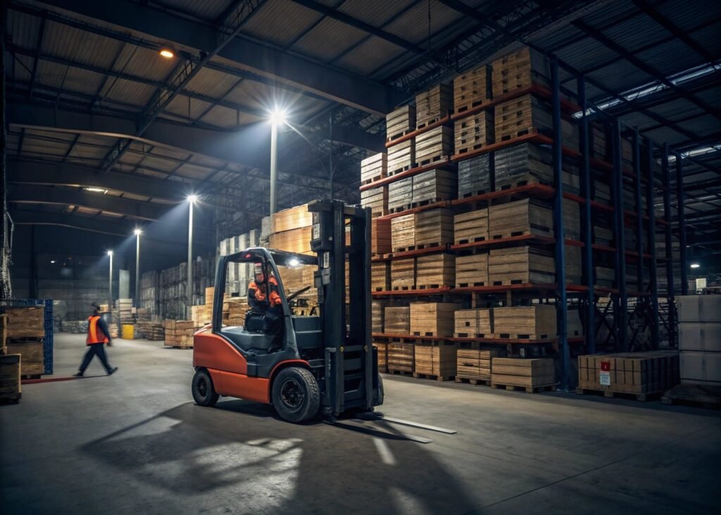 warehouse forklift
