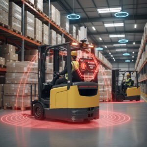How the UWB Technology Can Help You Realize the ForkliftGeofencing Function?