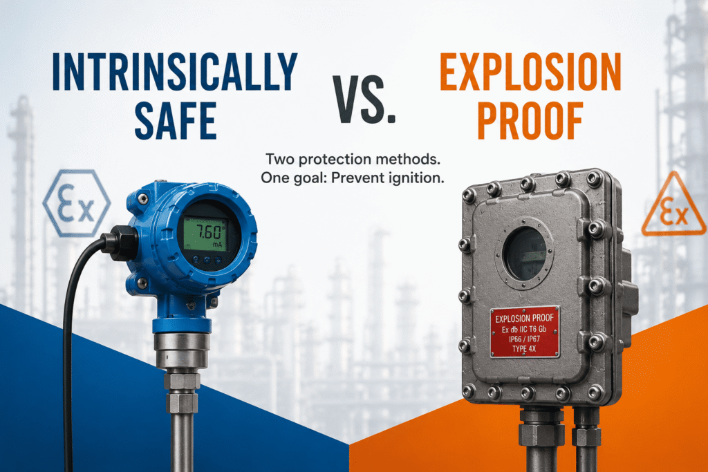 Intrinsically Safe vs Explosion Proof
